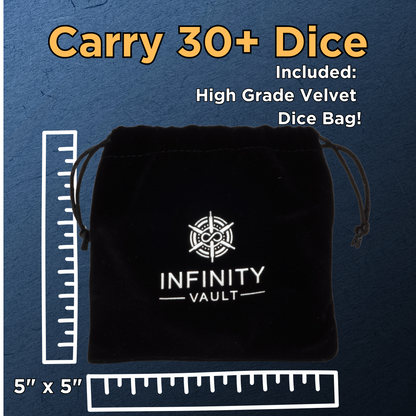 Two 100 Card Deck Boxes with Dice Bag - MTG Deck Box Commander Friendly - Protect 200+ Double Sleeved Cards (Blue Interior)